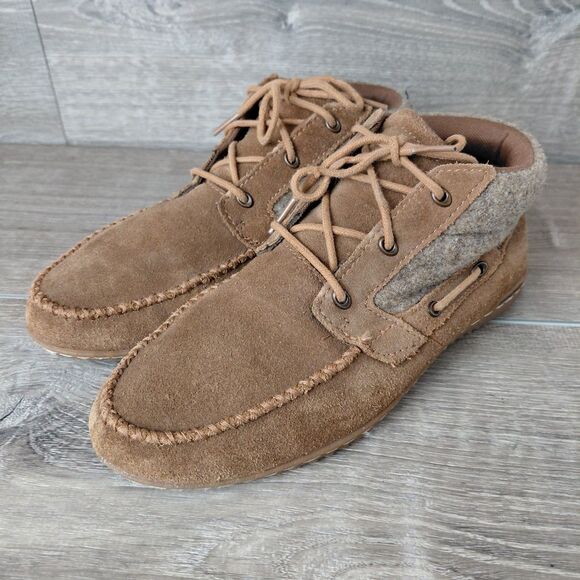 Patagonia Boots Womens Thatcher Kula Chukka Shoes Brown Suede Booties Size 7.5 - Picture 4 of 11